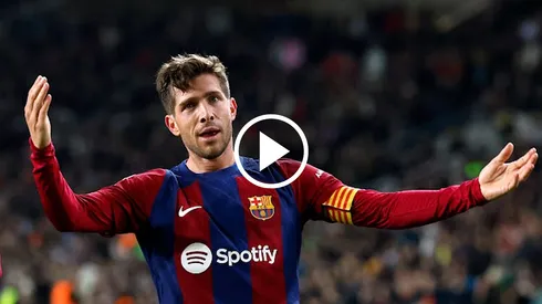 Doblete de Sergi Roberto para rescatar al Barcelona