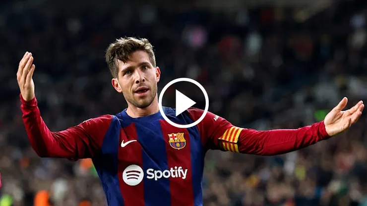 Doblete de Sergi Roberto para rescatar al Barcelona
