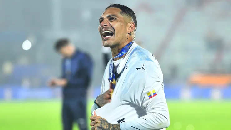 Paolo Guerrero conquistó la Copa Sudamericana con Liga de Quito.