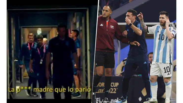 Scaloni vivió con gran intensidad la final del Mundial en Qatar.