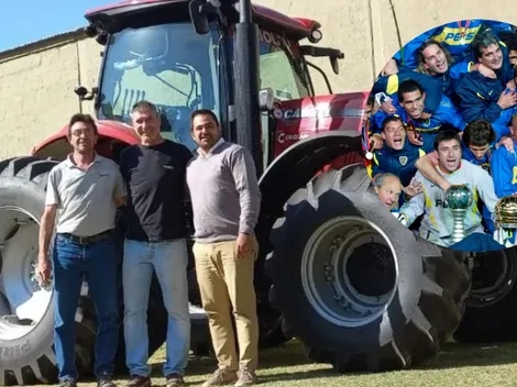 De campeón del mundo con Boca a trabajar en el campo