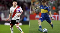 Claudio Echeverri y Valentín Barco, dos de los más cotizados.