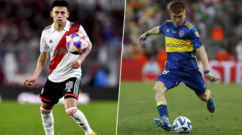 Claudio Echeverri y Valentín Barco, dos de los más cotizados.