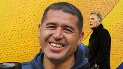 El exentrenador de Boca le levantó el pulgar a Riquelme.
