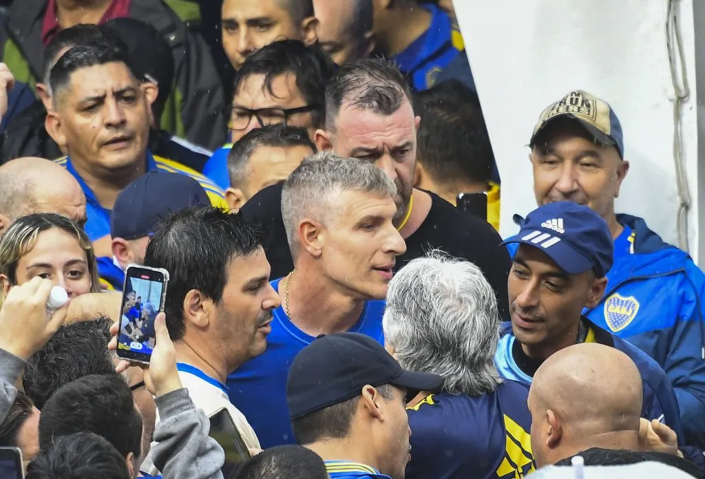 Martín Palermo era el DT elegido por la oposición y fue a votar el domingo (Getty)
