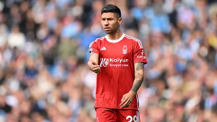 Gonzalo Montiel en Nottingham Forest.