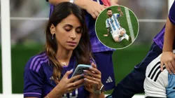 Antonela Roccuzzo y Leo Messi.