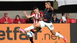 Leonardo Godoy durante un partido de Estudiantes.