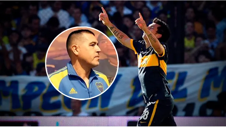 Medel y Riquelme compartieron plantel de Boca.