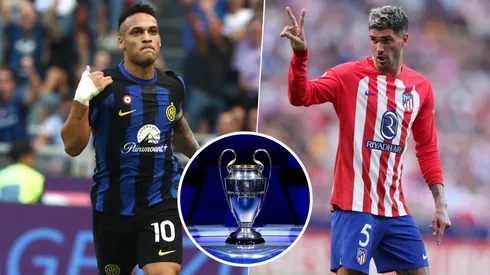 Atlético de Madrid vs. Inter de Milán será el duelo entre argentinos de los Octavos de Final de la Champions League 2023/2024. Getty Images.