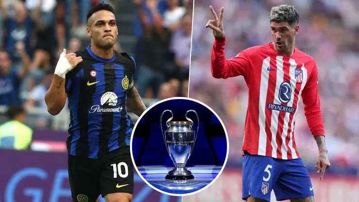 Atlético de Madrid vs. Inter de Milán será el duelo entre argentinos de los Octavos de Final de la Champions League 2023/2024. Getty Images.