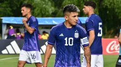 Thiago Almada, una de las figuras de Argentina.