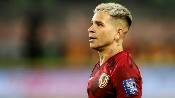 Yeferson Soteldo en la Selección de Venezuela.