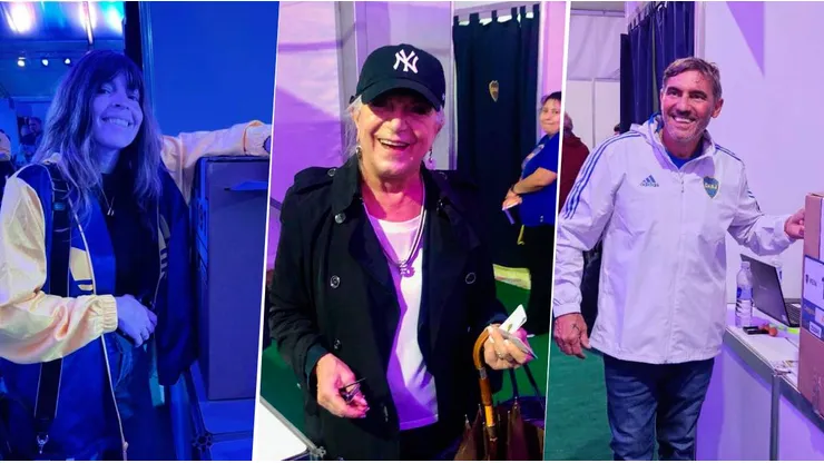 Dalma Maradona, Margarita Bianchi y Sergio Martínez, algunas de las figuras que se arrimaron a la Bombonera para las elecciones en Boca.