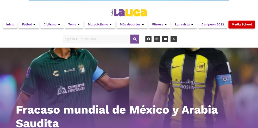 Fracaso de Arabia Saudita (Revista La Liga).