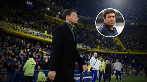 Battaglia se refirió a las críticas del ex jugador de Boca.