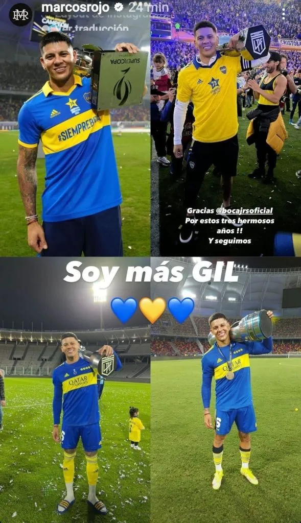 La historia de Marcos Rojo. (Foto: Instagram)