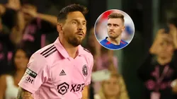 Lionel Messi y el que sería el nuevo refuerzo de Inter Miami.