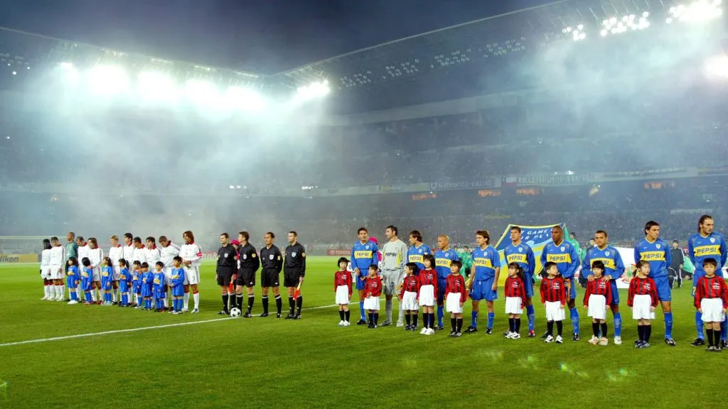 Presentación oficial de los equipos en el Estadio Nacional de Yokohama (Imago)