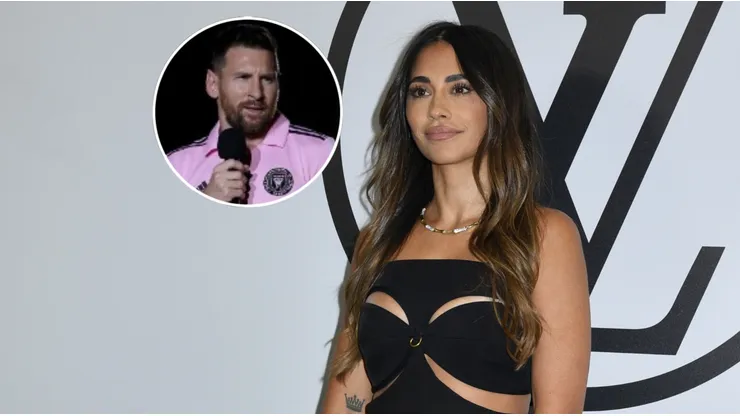 Leo Messi y Antonela Roccuzzo.