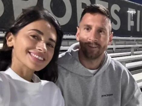 Messi publicó una foto entrenando con Antonela que impactó por su físico: "La maldita cabra"