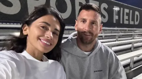 Messi publicó una foto entrenando con Antonela que impactó por su físico: "La maldita cabra"
