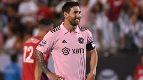 Lionel Messi quedó sexto en la tabla de máximos goleadores argentinos del 2023. Getty Images.