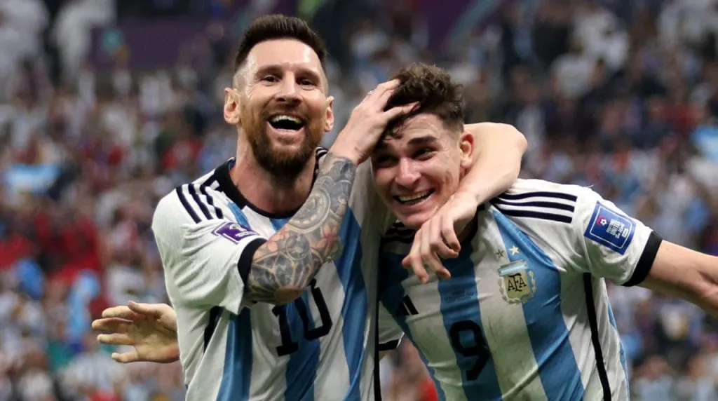 Messi y Álvarez sumaron 11 goles en Qatar 2022. (Foto:  Getty Images)