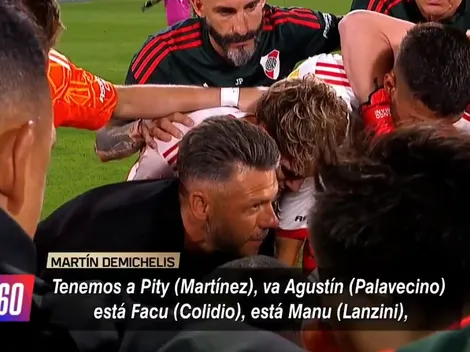 (VIDEO) No se vio: la decisión de Demichelis en plena charla antes de los penales