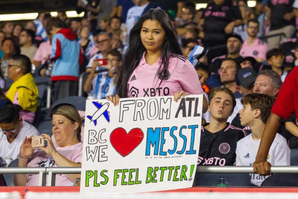 Messi llenó los estadios en cada presentación que tuvo con el Inter Miami. (Photo by Michael Miller/ISI Photos/Getty Images)