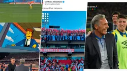 Llovieron memes contra River por su eliminación.