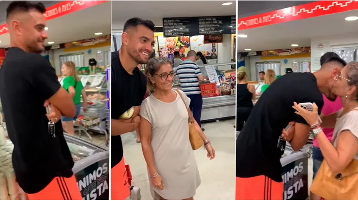Romero vivió un incómodo momento con una señora anti Boca.