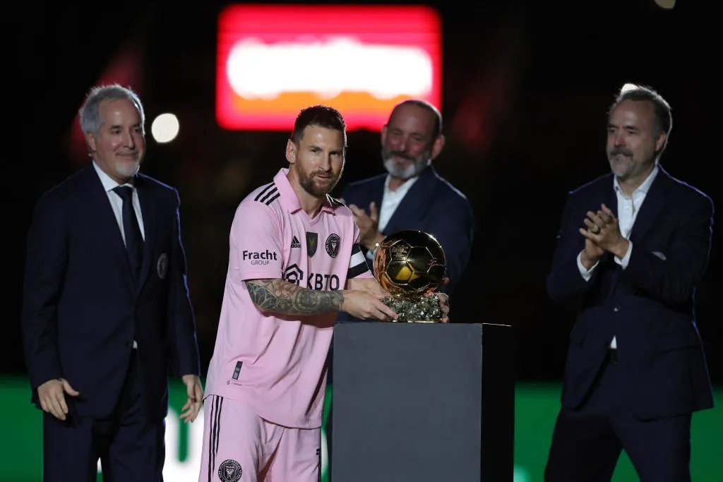 Inter Miami agasajó a Messi tras la obtención de su octavo Balón de Oro.