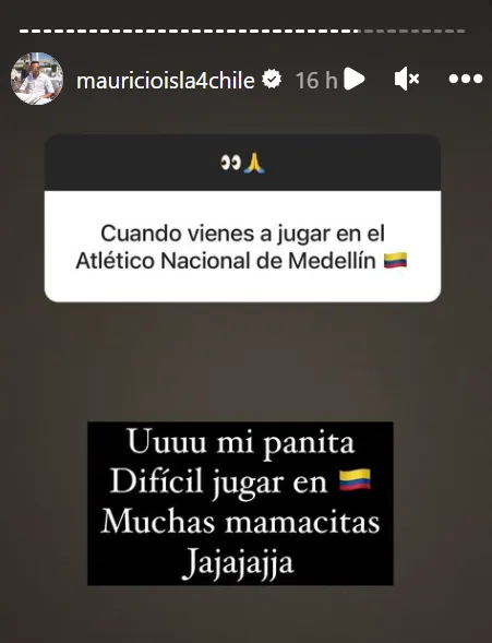 La insólita respuesta de Mauricio Isla en su cuenta de Instagram.
