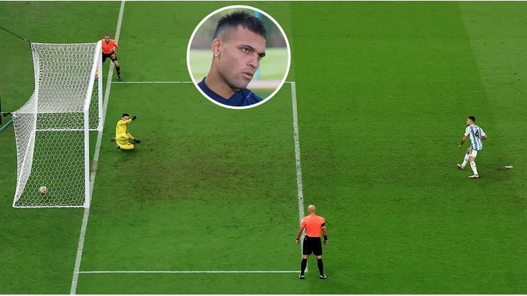 El delantero argentino habló sobre el penal que le dio a Argentina la Copa del Mundo.