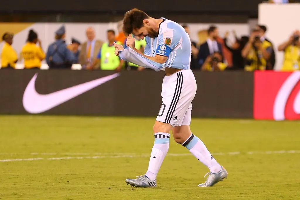 Messi perdió cuatro finales con la Selección Argentina (Getty Images)