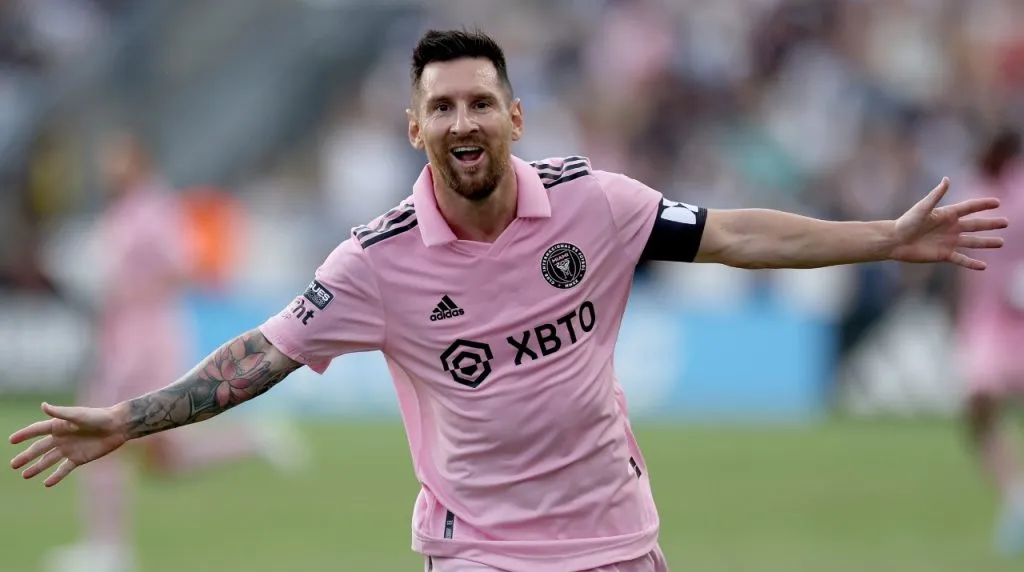 Esta fue la primera camiseta de Messi en Inter Miami. (Foto: Getty Images)