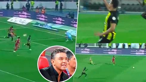 Al Ittihad recibió un gol que a Gallardo lo indignó.
