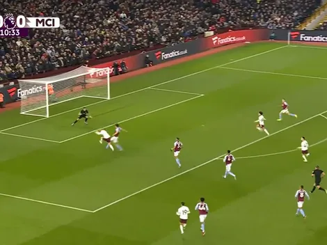 VIDEO | Impactante doble atajada de Dibu Martínez a Haaland en el triunfo de Aston Villa