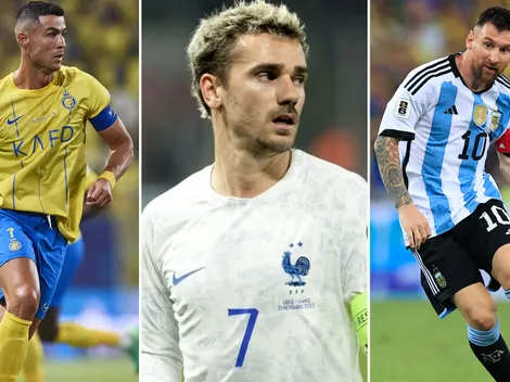 Messi y Cristiano, infaltables: Griezmann construye a su delantero ideal