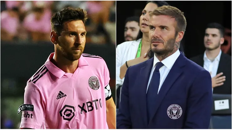 Messi y Beckham en Inter Miami.