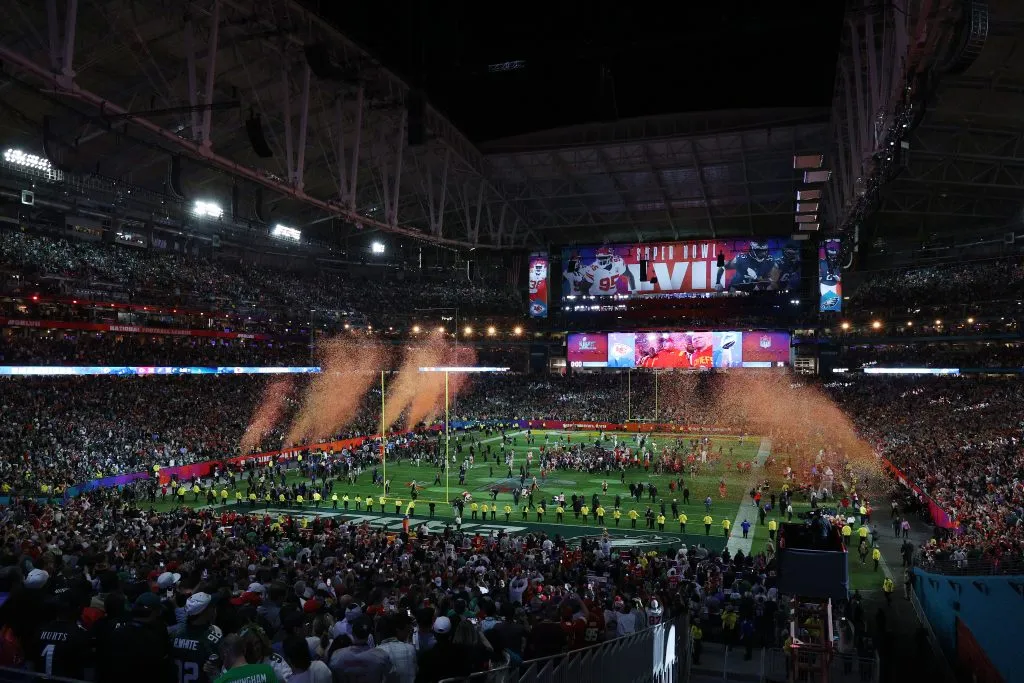 El State Farm Stadium fue sede del último Super Bowl en la NFL. (Getty)