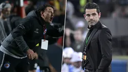 Gabriel Milito y Fernando Gago, candidatos en Vélez (Getty Images).