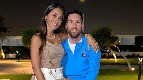 Antonela Roccuzzo y Lionel Messi compartieron gimnasio.