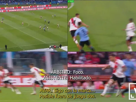 (AUDIO VAR) Así anularon el gol de Jara contra River