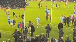 La secuencia de lo acontecido en el verde césped.