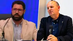 Walter Krieger y Ricardo Rosica, los representantes del oficialismo en la mediación. @ElCanaldeBoca y @RicardoRosica.