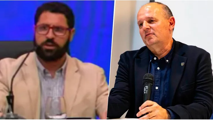 Walter Krieger y Ricardo Rosica, los representantes del oficialismo en la mediación. @ElCanaldeBoca y @RicardoRosica.