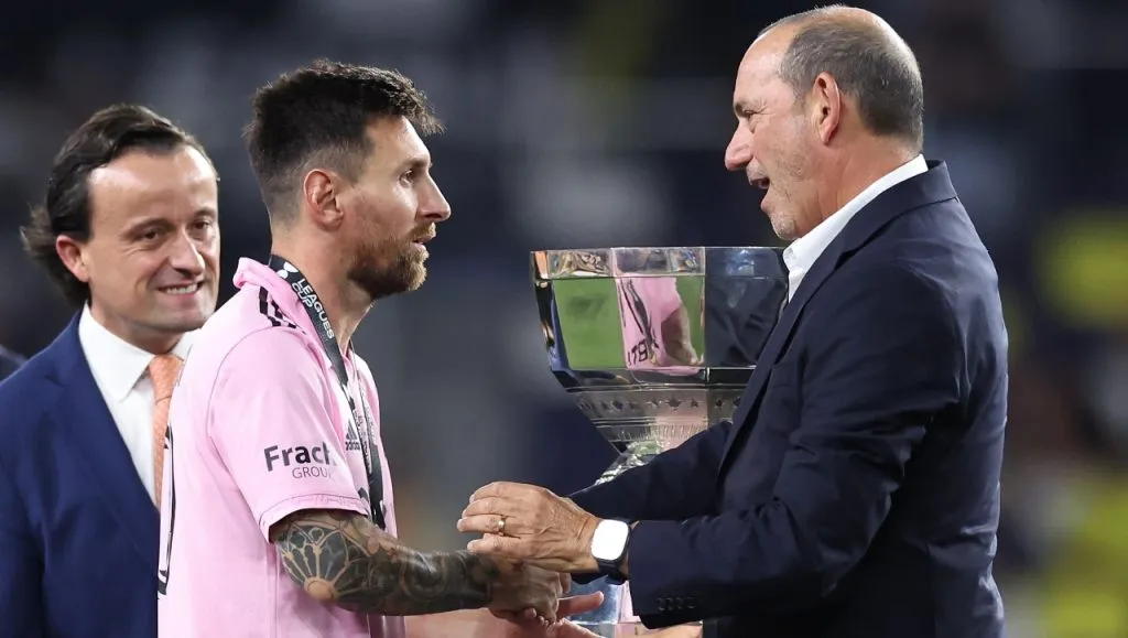Messi y su título de campeón de la Leagues Cup.