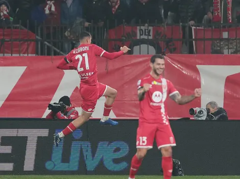 Valentín Carboni convirtió ante Juventus su primer gol como profesional